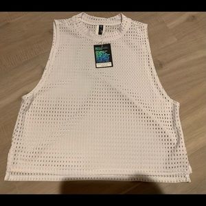 Onzie mesh tank. Never worn